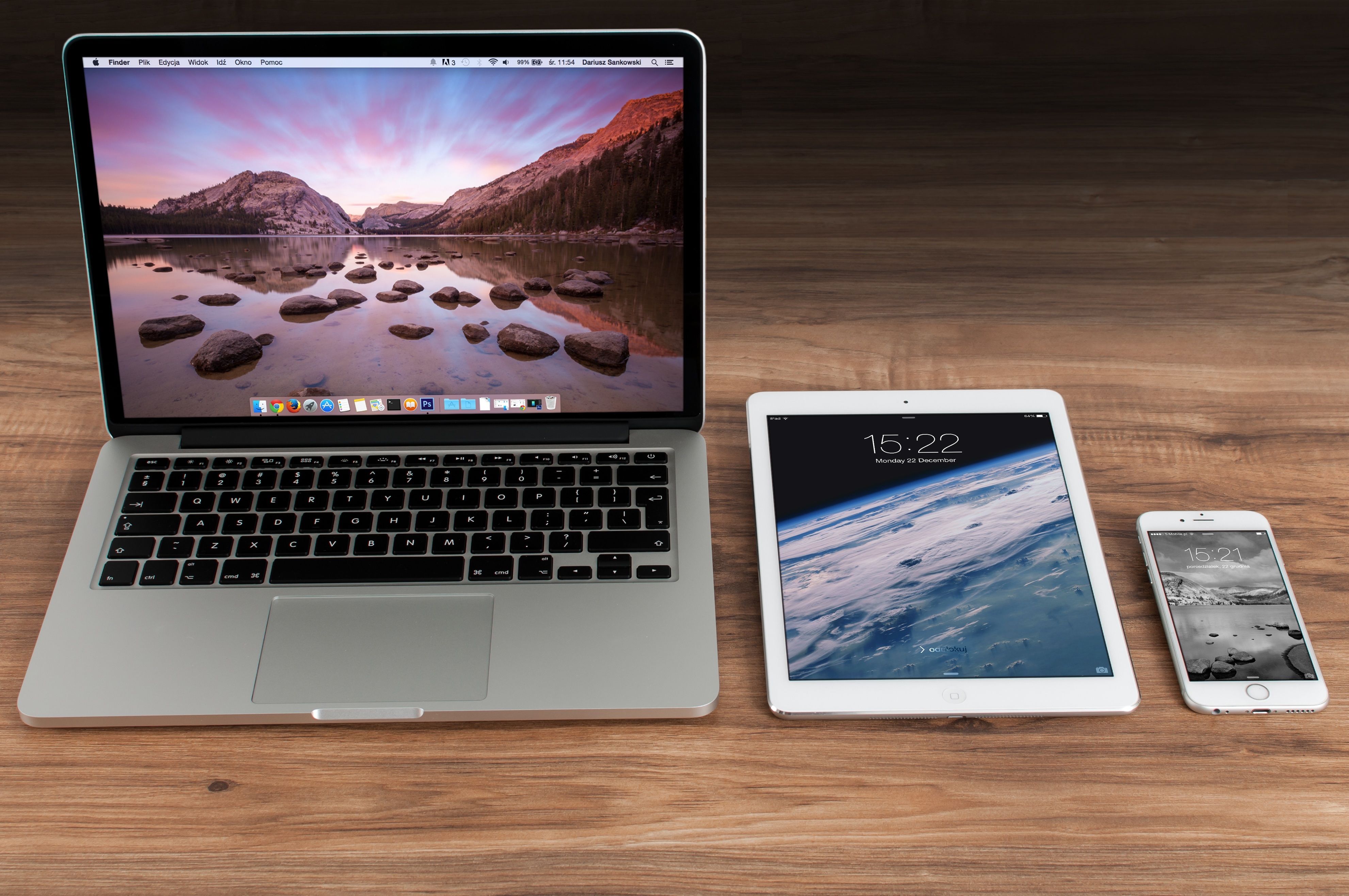 Shows users that our mobile-friendly site allows them to take classes on any device: desktops, laptops, tablets or phones!